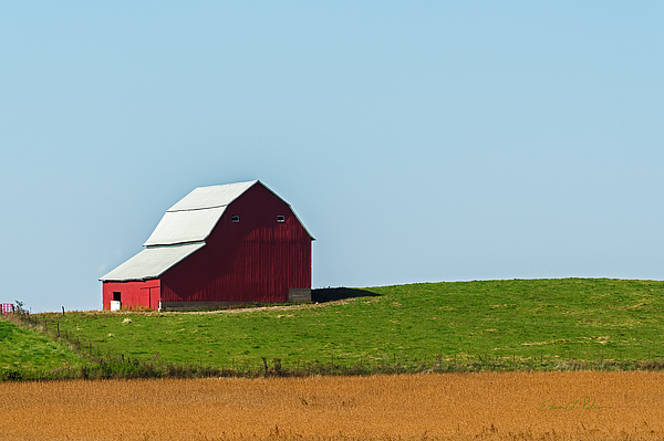 Lone Red Barn by Edward Peterson Lone Red Barn by Edward Peterson